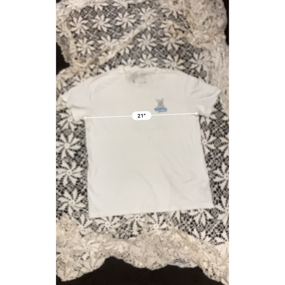Patagonia Honolulu Shaka Wave Graphic T-Shirt White Mens Large Slim Fit Cotton - Picture 6 of 6